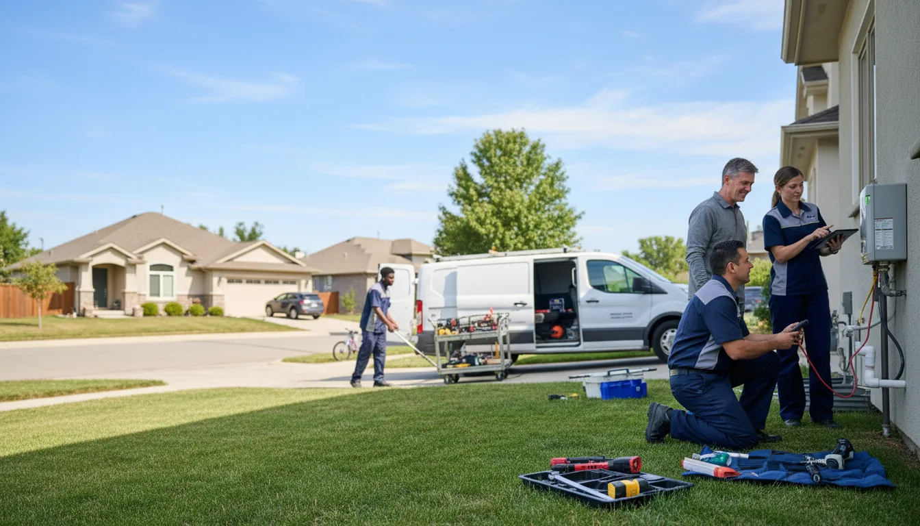 Tankless water heater service in Holabird, SD